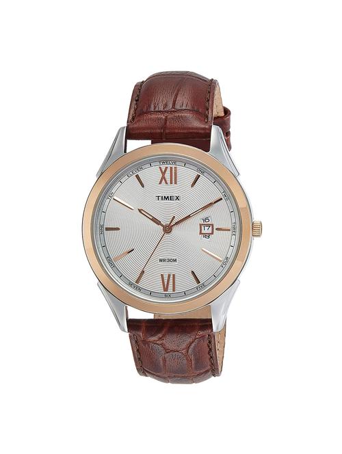 leather strap analog watch (tw000y909) - 15869883 - Very Small Image - 1