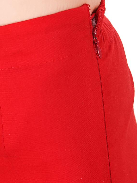 high rise side slit cigarette pants - 15871582 - Zoom Image - 5