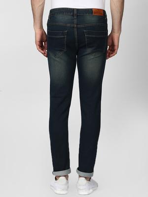 blue cotton washed jeans - 15871785 - Standard Image - 3