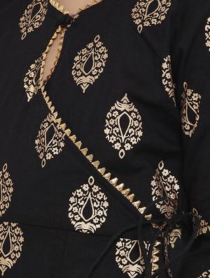 black cotton suit set - 15873096 - Standard Image - 5