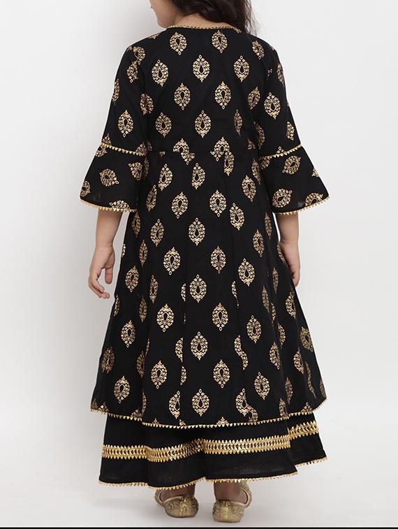 black cotton suit set - 15873096 - Zoom Image - 3