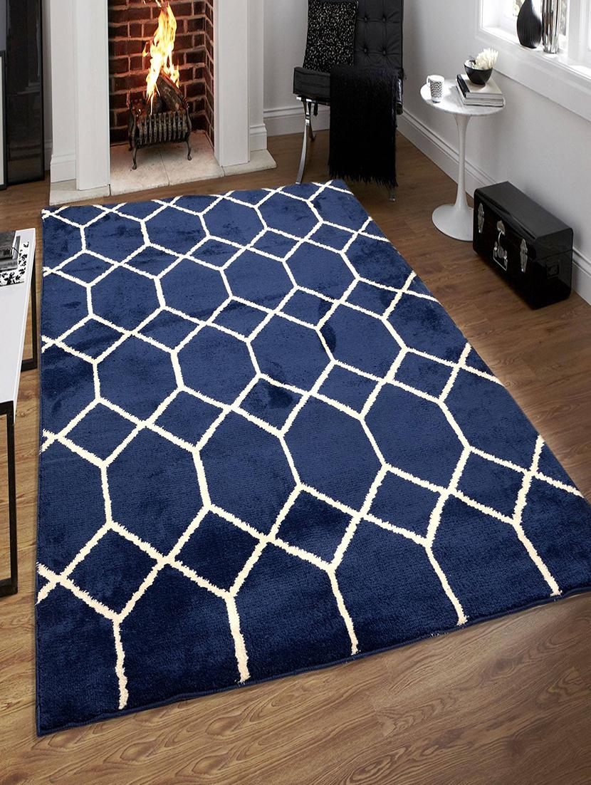 soft touch microfiber floor carpet 4x6ft (120x180 cm), grey - 15875109 - Zoom Image - 1