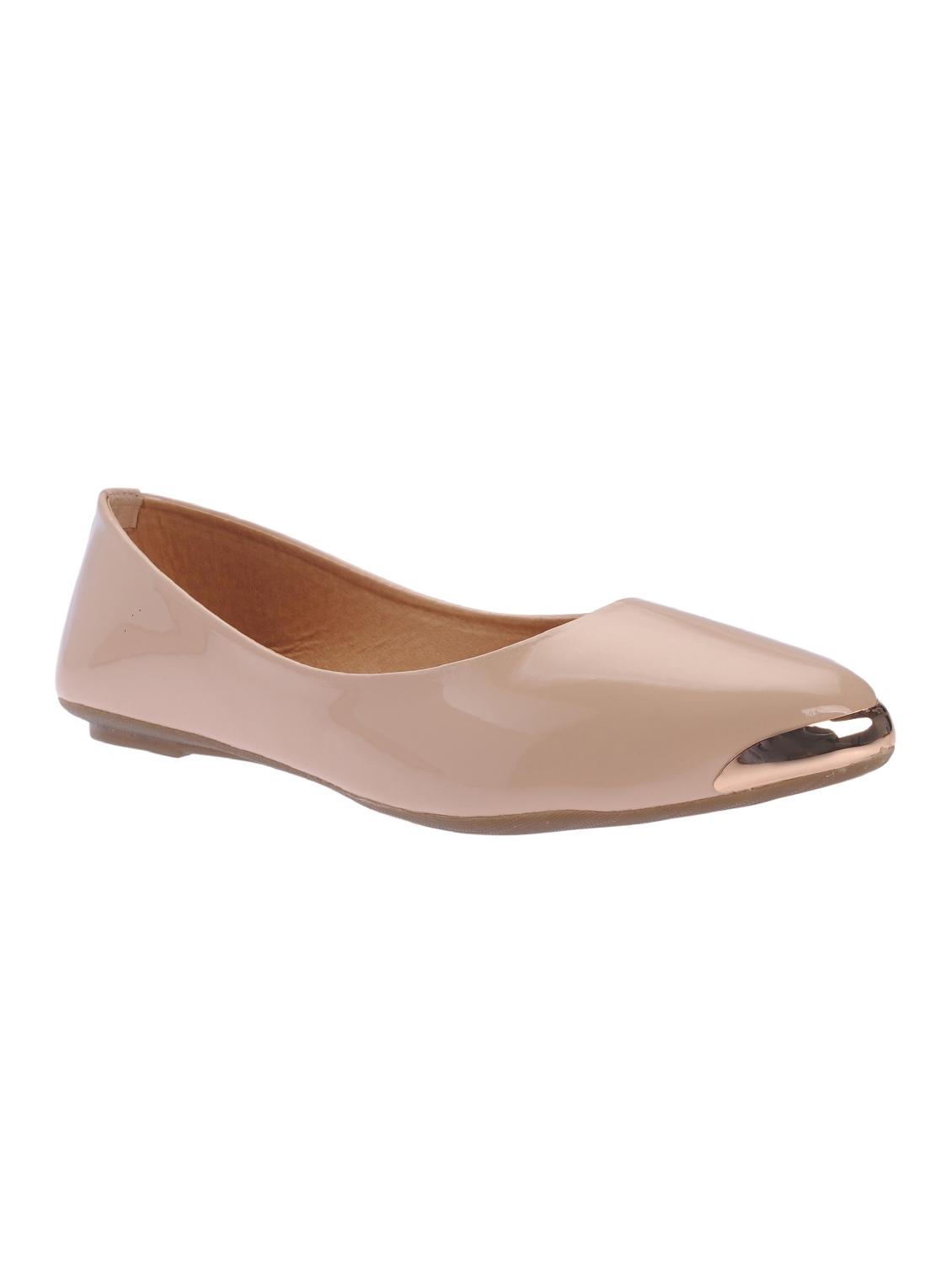 beige slip on ballerinas - 15875187 - Zoom Image - 1