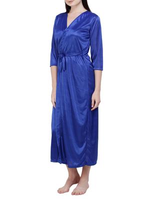 tie front sleepwear robe - 15875943 - Standard Image - 2