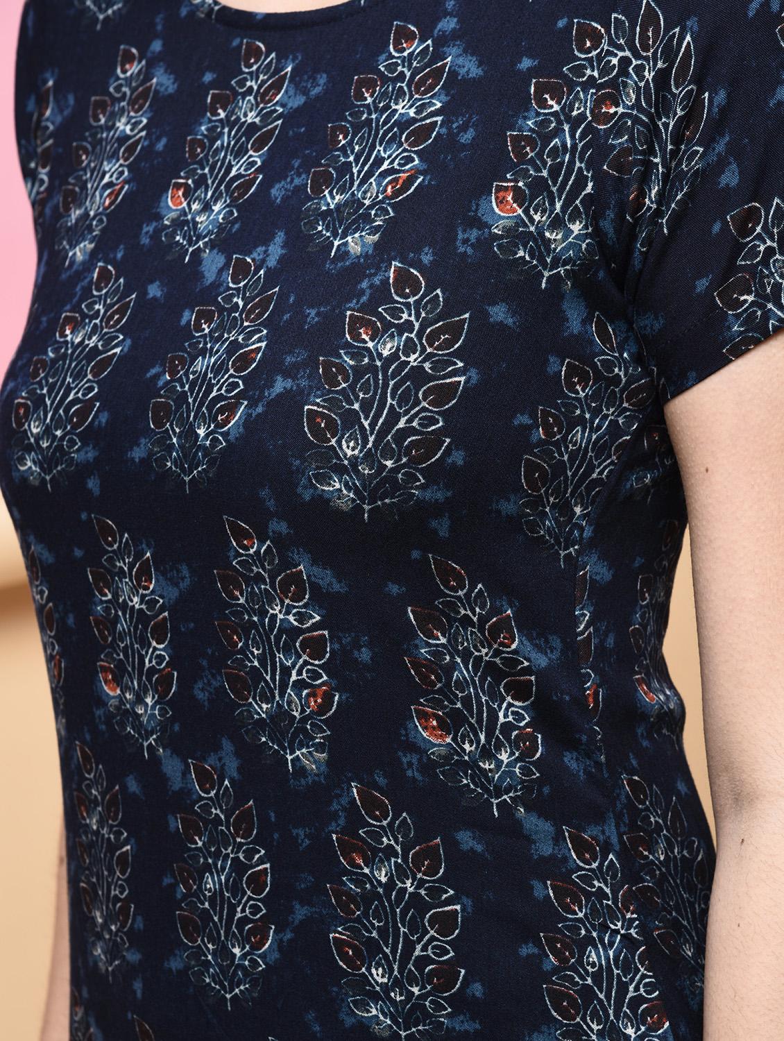 printed layered kurta - 15875984 - Zoom Image - 5