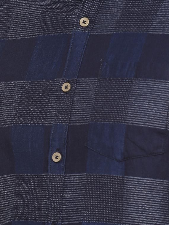 blue checkered casual shirt - 15876864 - Zoom Image - 4