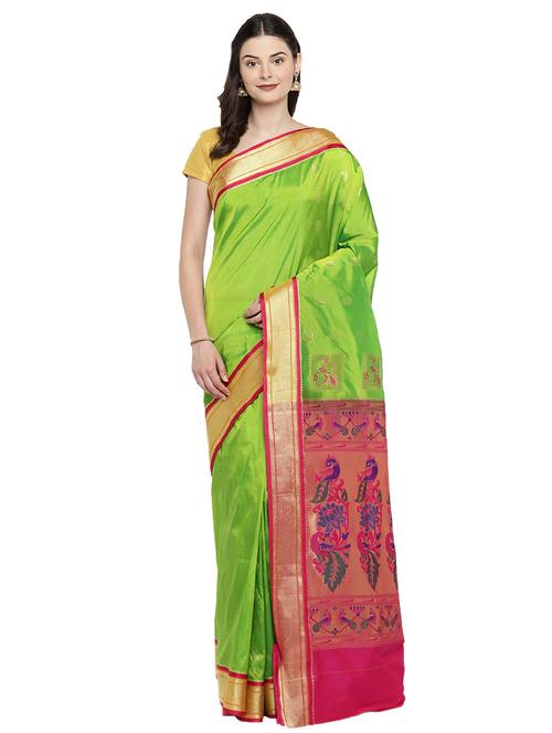 conversational zari motif woven saree with blouse - 15876960 - Standard Image - 1