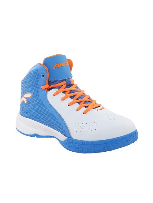blue leatherette sport shoes - 15877030 - Standard Image - 1