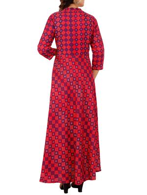 flared printed dress - 15877073 - Standard Image - 3