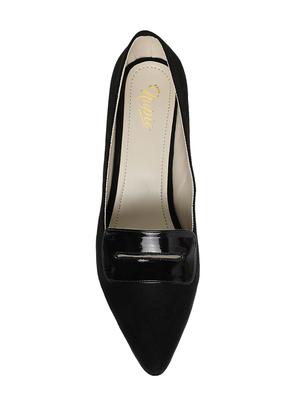 black slip on pumps - 15877213 - Standard Image - 4