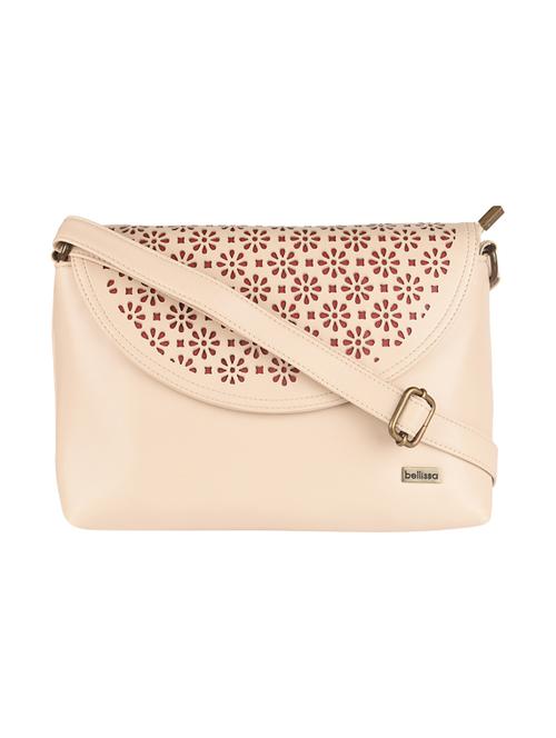 pink leatherette (pu) regular sling bag - 15877433 - Standard Image - 1