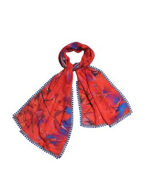 red crepe scarf - 15877553 - Standard Image - 2