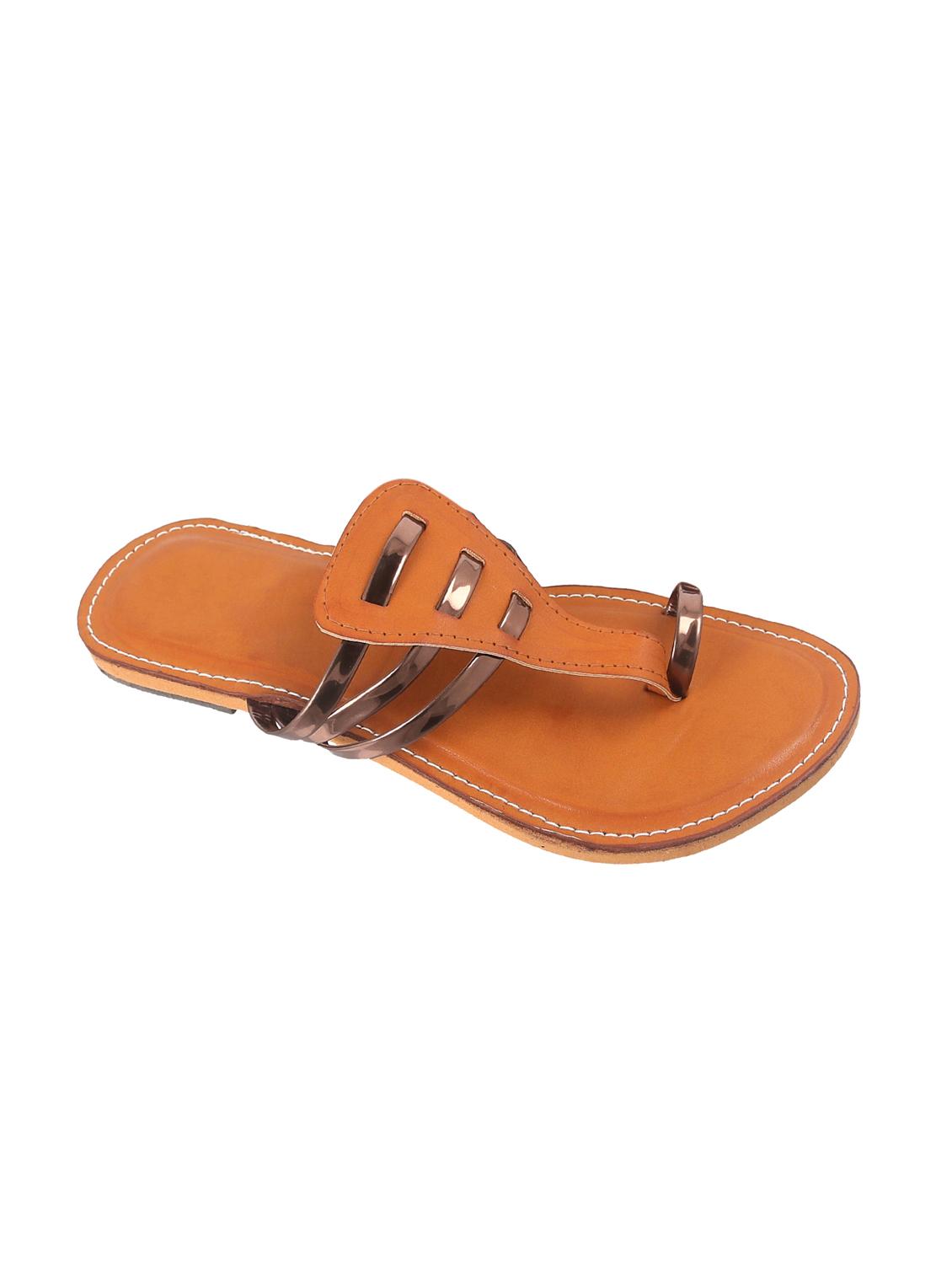 brown one toe sandals - 15879313 - Zoom Image - 1