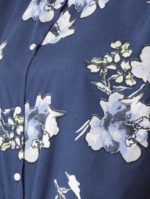 navy blue floral shirt - 15879482 - Standard Image - 5