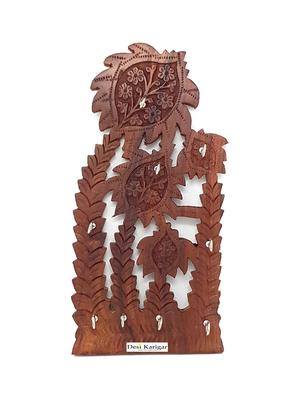 handmade wooden key hanger holder wall d��cor - 15879644 - Standard Image - 3
