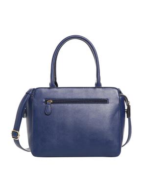 blue leatherette (pu) regular satchel - 15880457 - Standard Image - 2