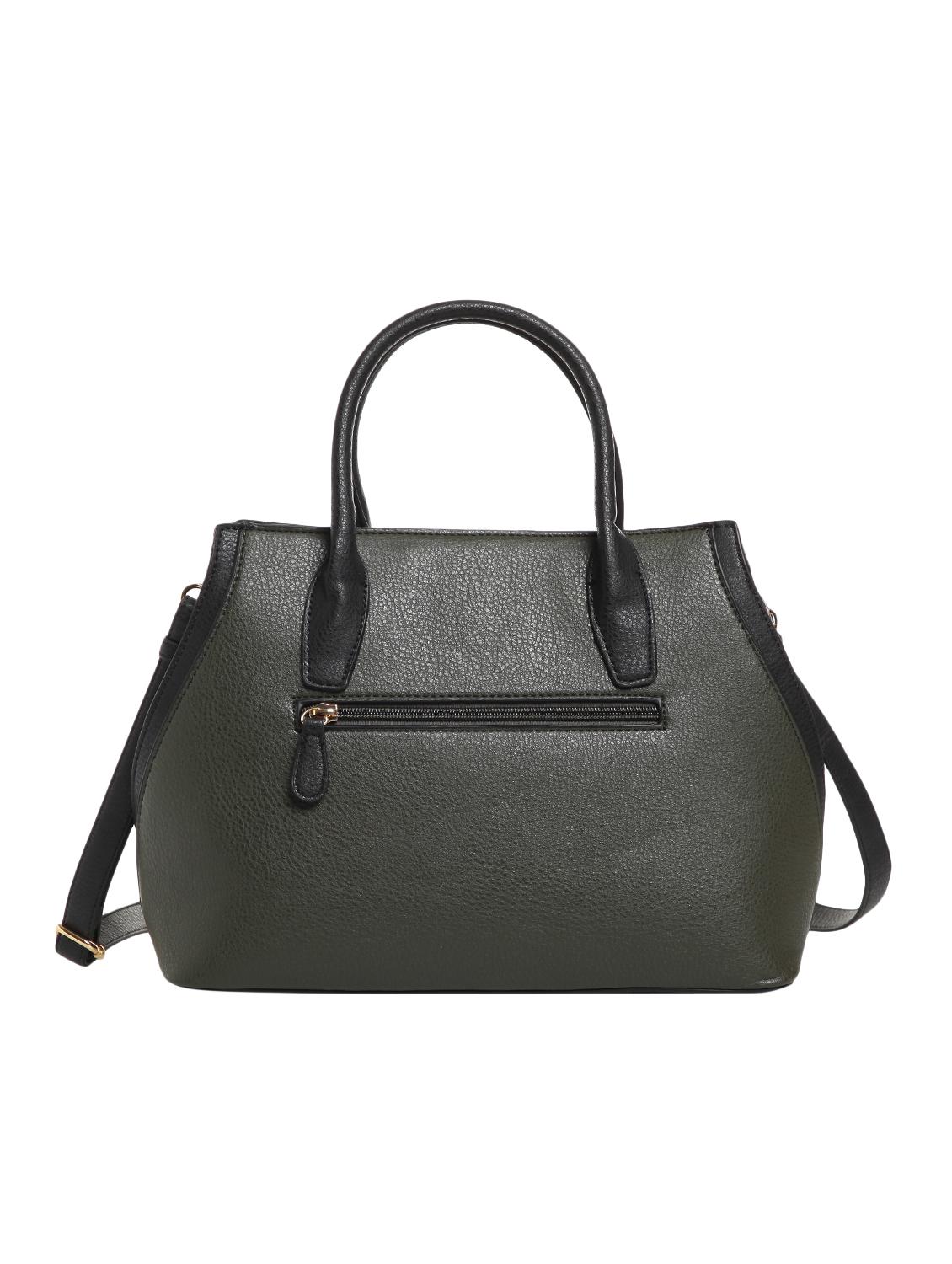 leatherette (pu) regular satchel - 15880460 - Zoom Image - 2