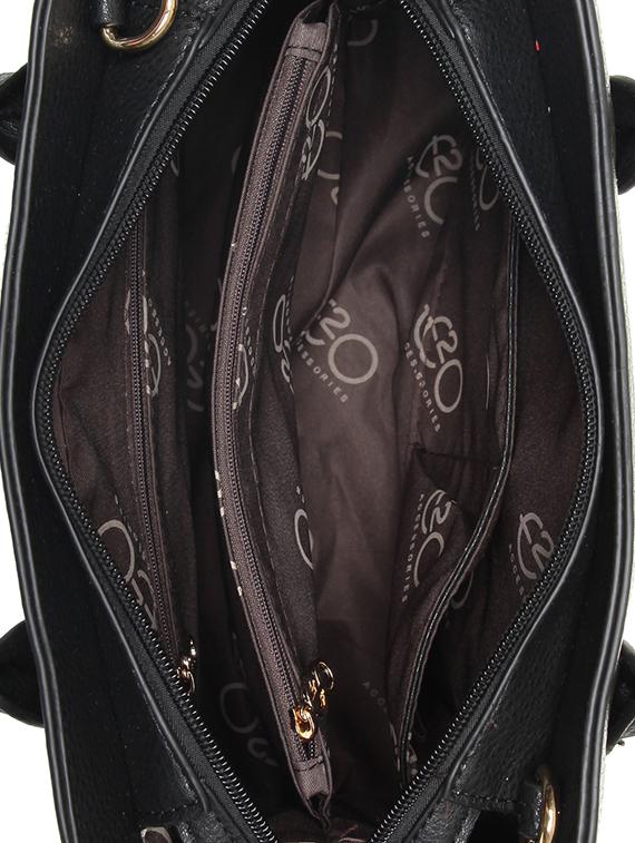 leatherette (pu) regular satchel - 15880460 - Zoom Image - 3
