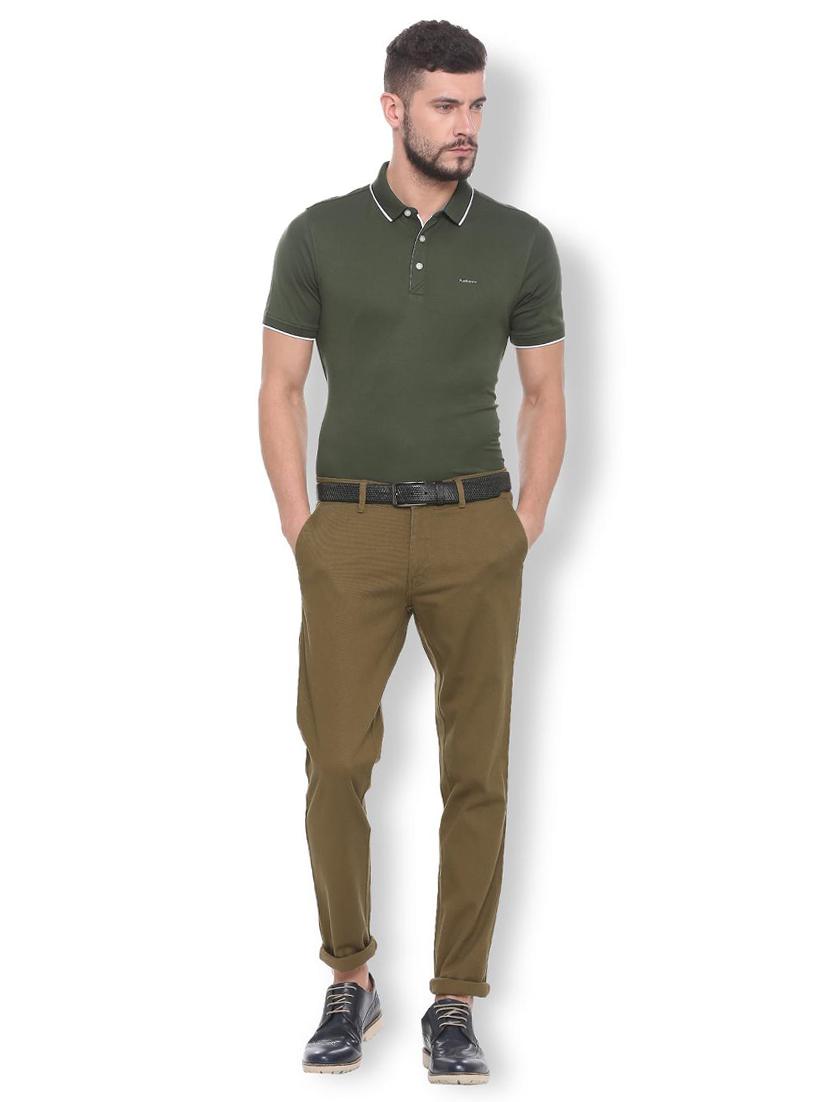 green cotton chinos - 15880566 - Zoom Image - 3