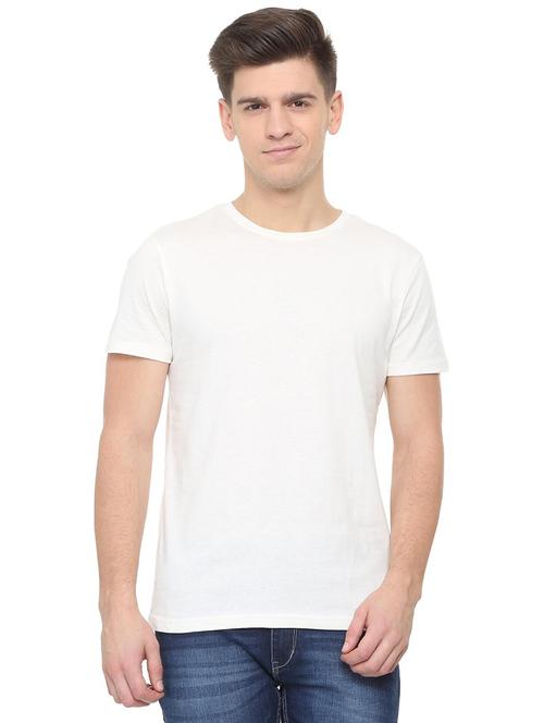 white cotton t-shirt - 15880998 - Standard Image - 1