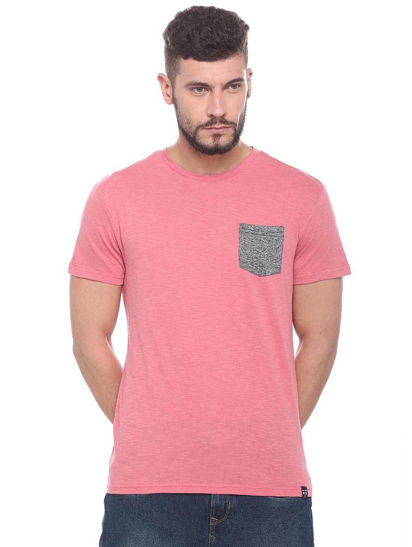 pink pocket t-shirt - 15881004 - Zoom Image - 1