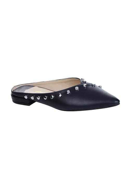 blue slip on mules - 15881084 - Standard Image - 1