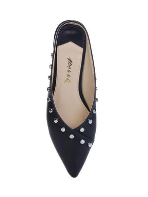 blue slip on mules - 15881084 - Standard Image - 4