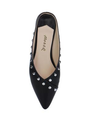 black slip on mules - 15881085 - Standard Image - 4
