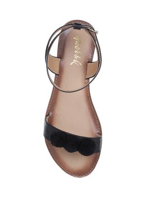 black ankle strap sandals - 15881095 - Standard Image - 4