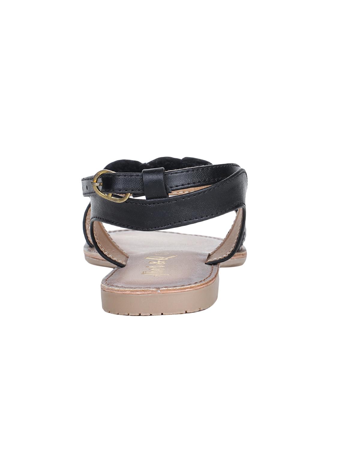black ankle strap sandals - 15881095 - Zoom Image - 3