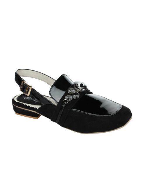 black back strap sandals - 15881110 - Standard Image - 1