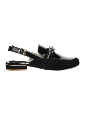 black back strap sandals - 15881110 - Standard Image - 2