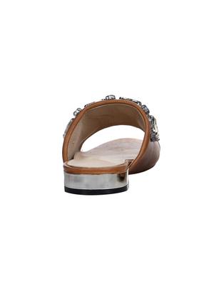 tan slip on sandals - 15881133 - Standard Image - 3