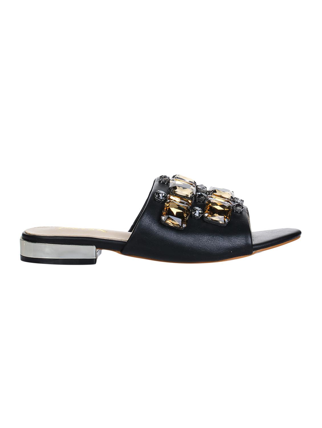 black slip on sandals - 15881134 - Zoom Image - 2