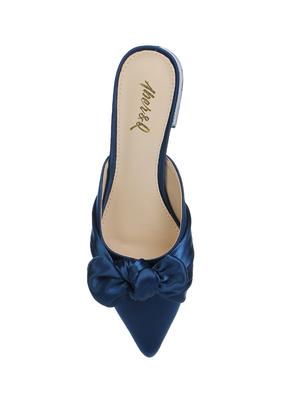 blue slip on mules - 15881142 - Standard Image - 4