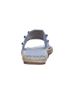 blue slip on sandals - 15881150 - Standard Image - 3