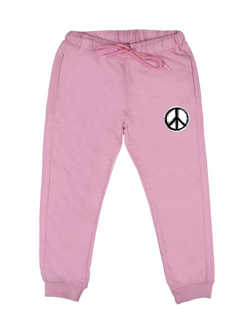 pink cotton jogger - 15881568 - Standard Image - 1