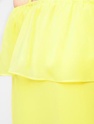 off shoulder ruffled top - 15881786 - Standard Image - 6