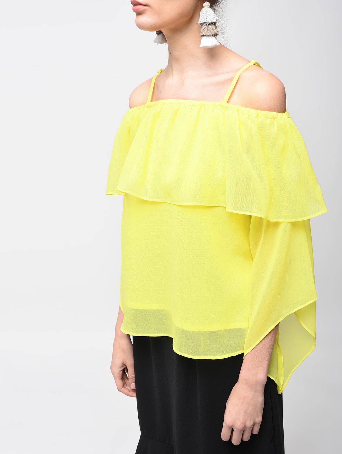 off shoulder ruffled top - 15881786 - Zoom Image - 5