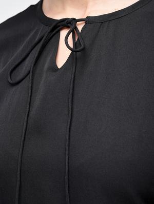 tie-up neck ruffle detail top - 15881788 - Standard Image - 6