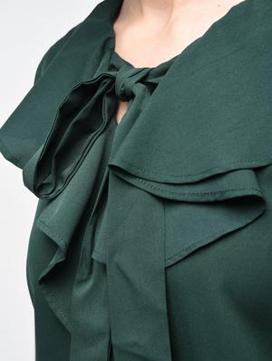 tie-knot front ruffled top - 15881791 - Standard Image - 6
