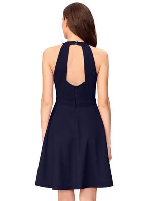 cut out back skater dress - 15881852 - Standard Image - 3