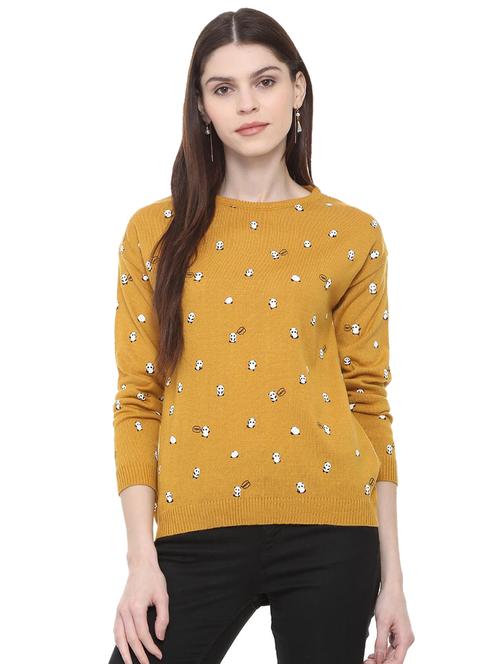 quirky print crew neck pullover - 15882374 - Very Small Image - 1
