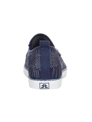 navy fabric casual slip ons - 15883135 - Standard Image - 3