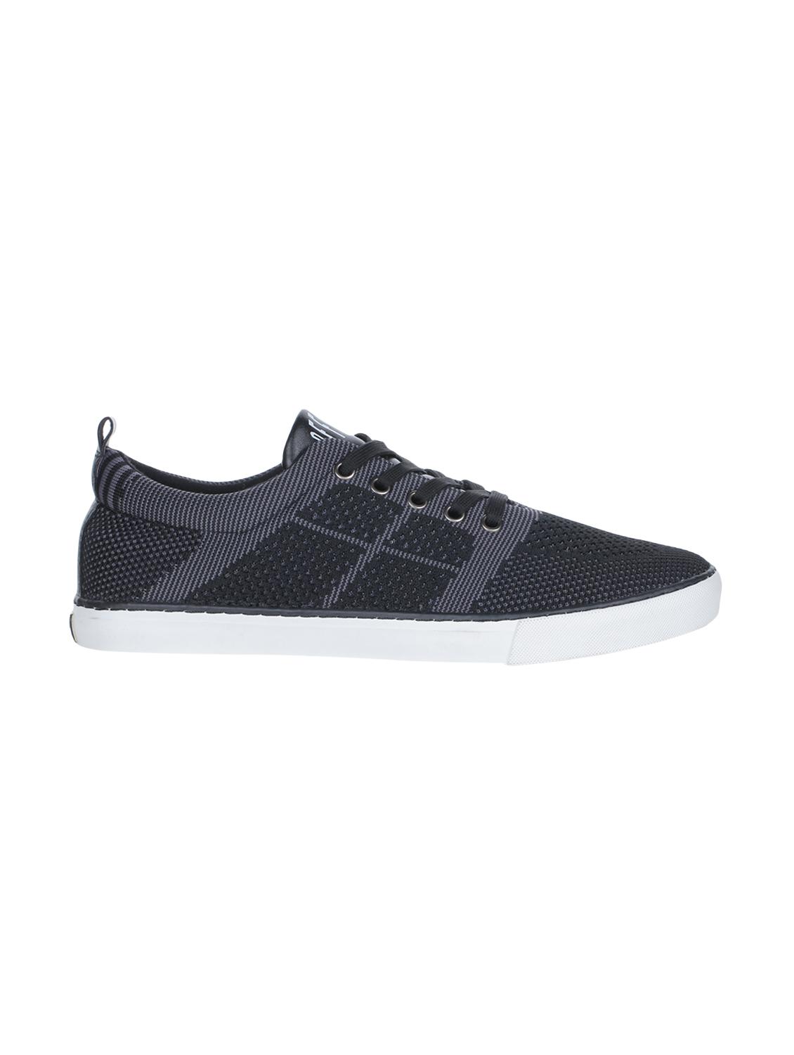 black mesh lace up sneakers - 15883137 - Zoom Image - 2