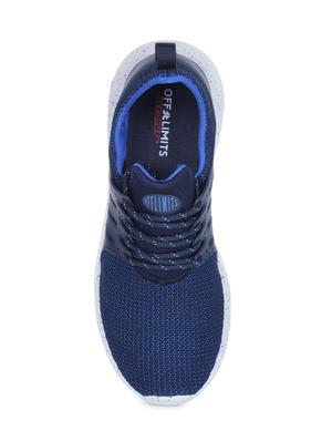 navy mesh sport shoes - 15883140 - Standard Image - 4