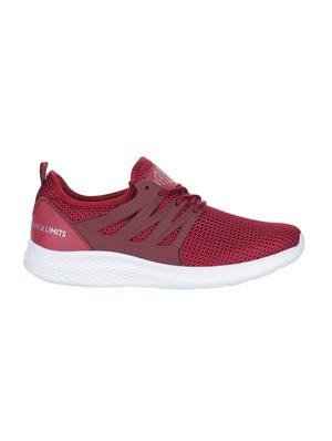 maroon mesh sport shoes - 15883155 - Standard Image - 2