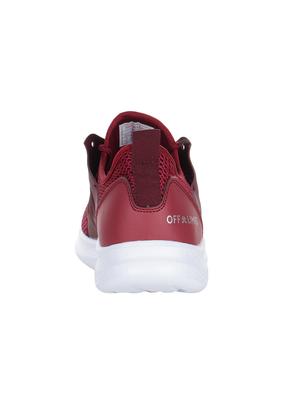 maroon mesh sport shoes - 15883155 - Standard Image - 3