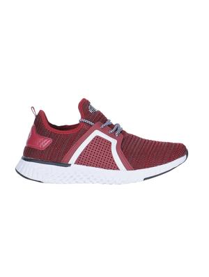 maroon fabric sport shoes - 15883165 - Standard Image - 2