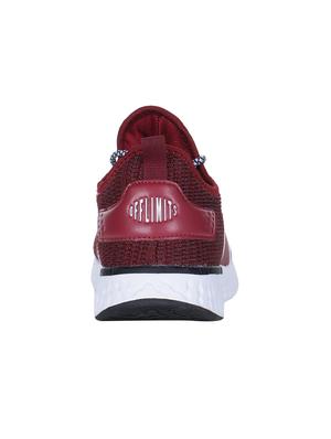 maroon fabric sport shoes - 15883165 - Standard Image - 3